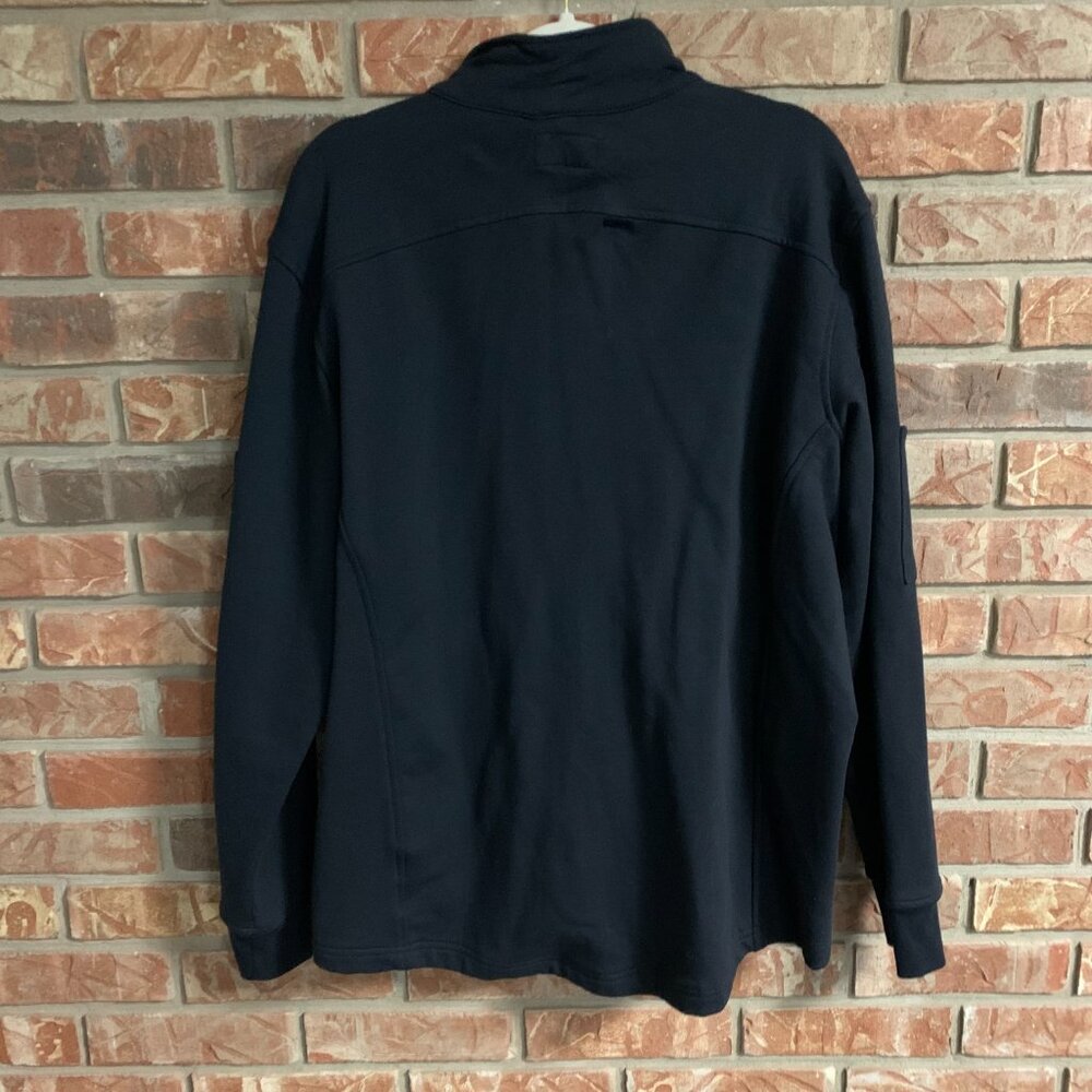 Bulwark Protection Men's Black Large Regular Flame Resistant FR Full Zip Jacket - Picture 2 of 16